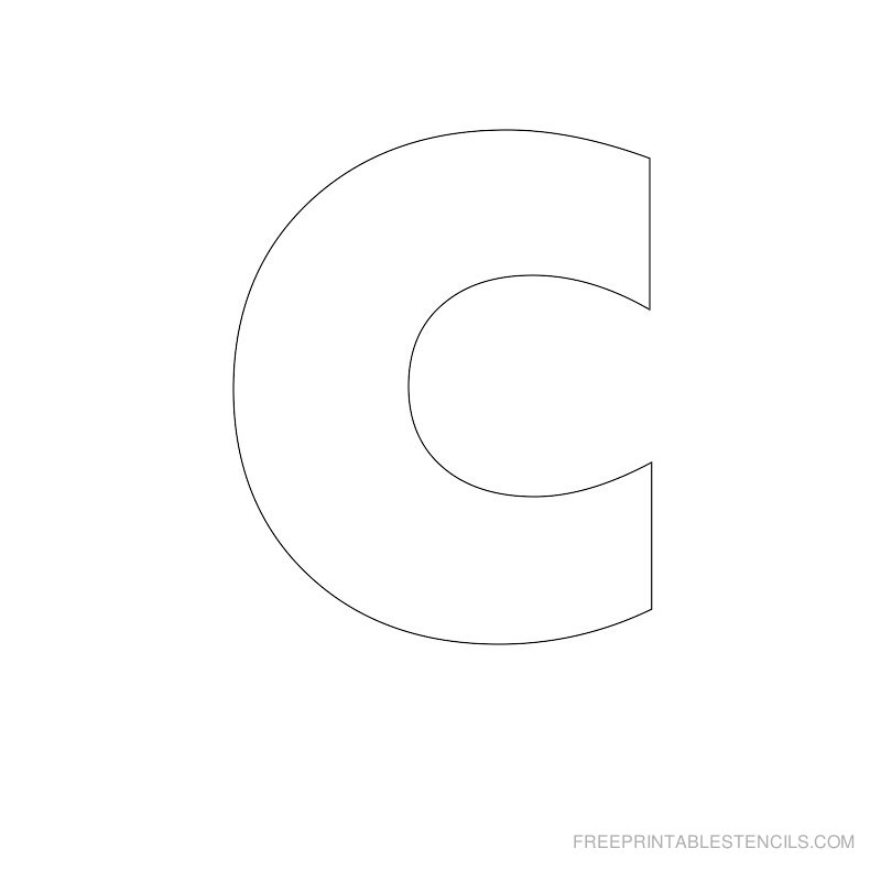 free printable large letters