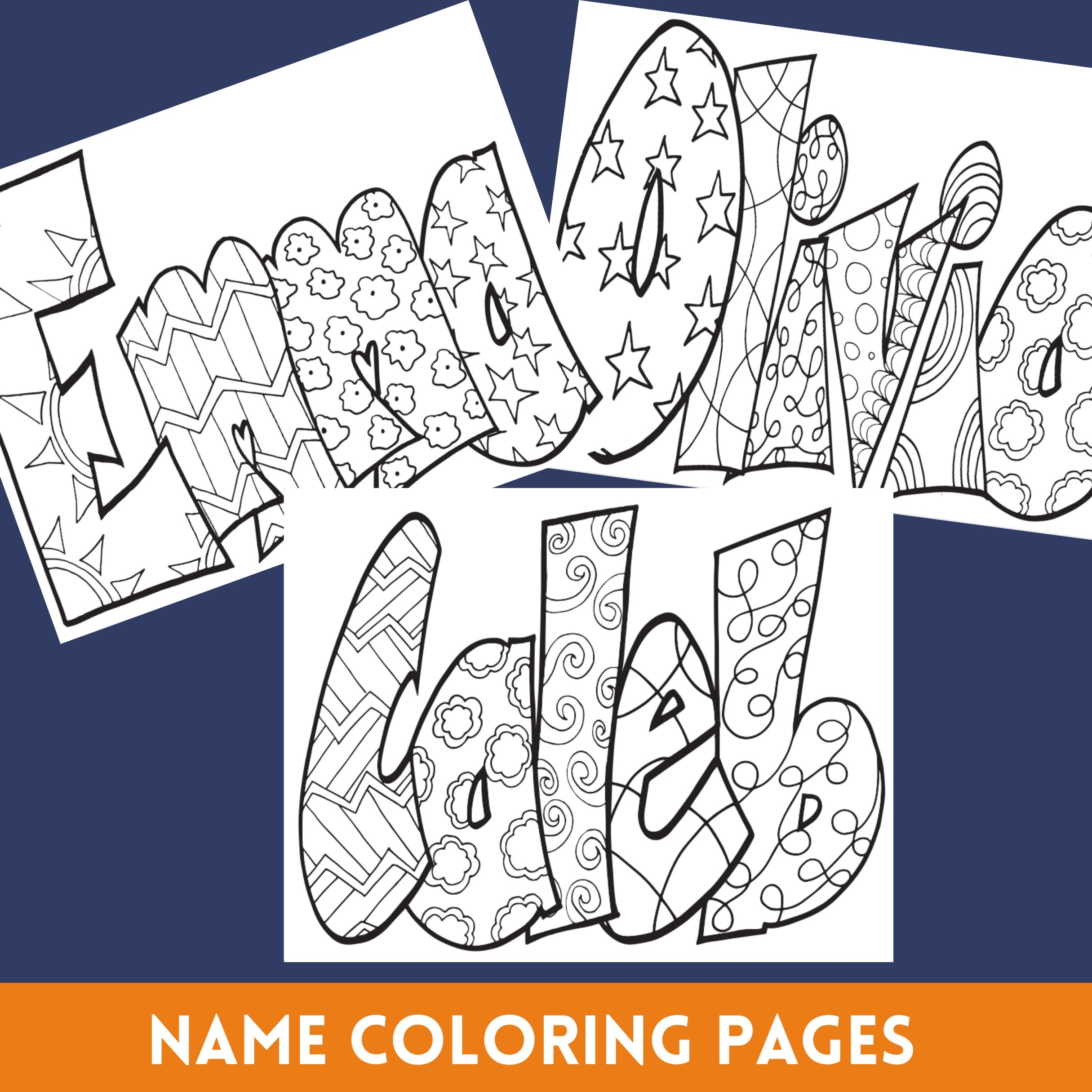 1 Name Coloring Page One Day Delivery Classic Style Pdf bulk 