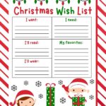 10 Free Christmas Wish List Printables For Kids Prudent Penny Pincher