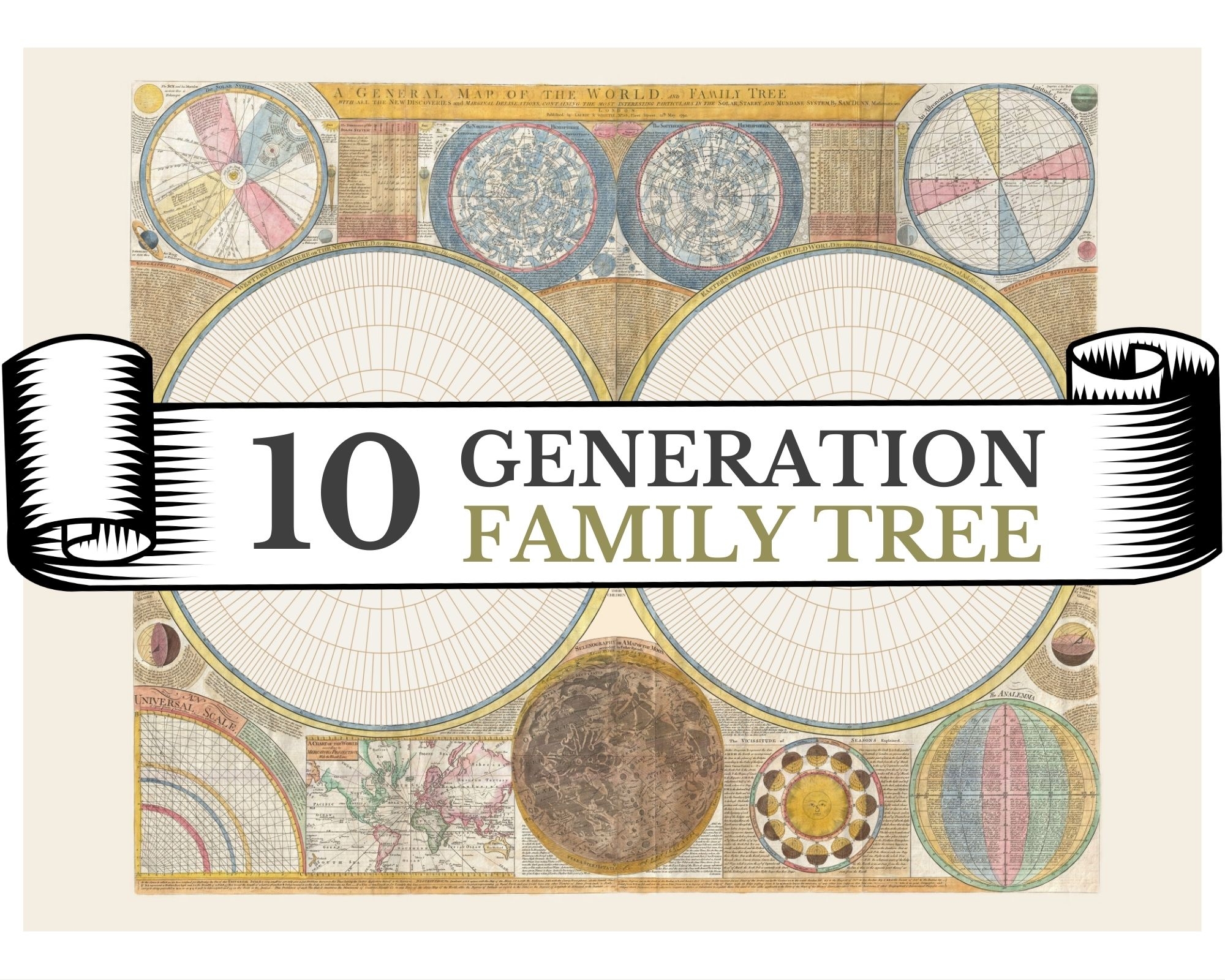 10 Generation Family Tree Printable 1794 Map House Elves Anonymous