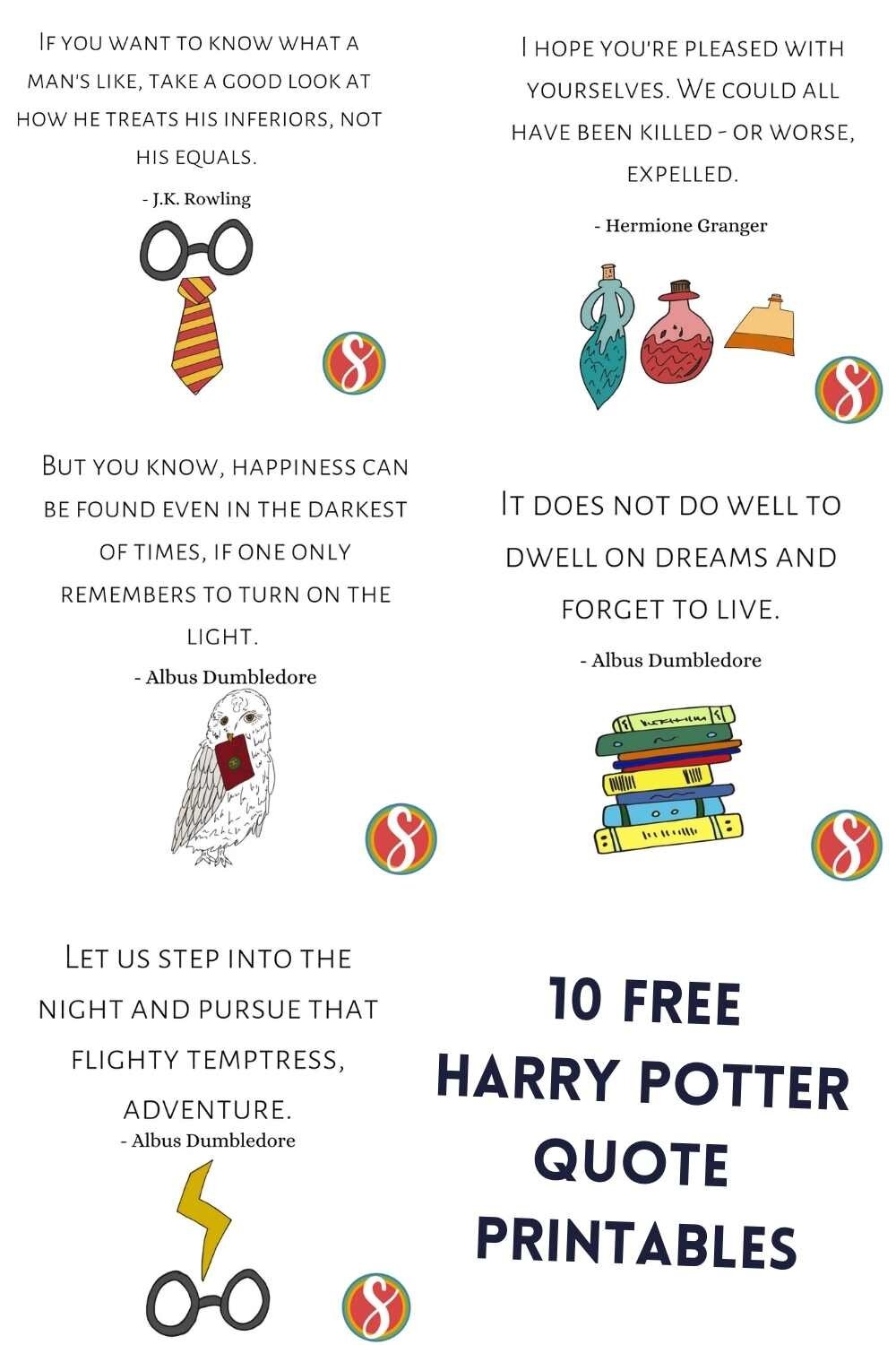 free printable harry potter quotes