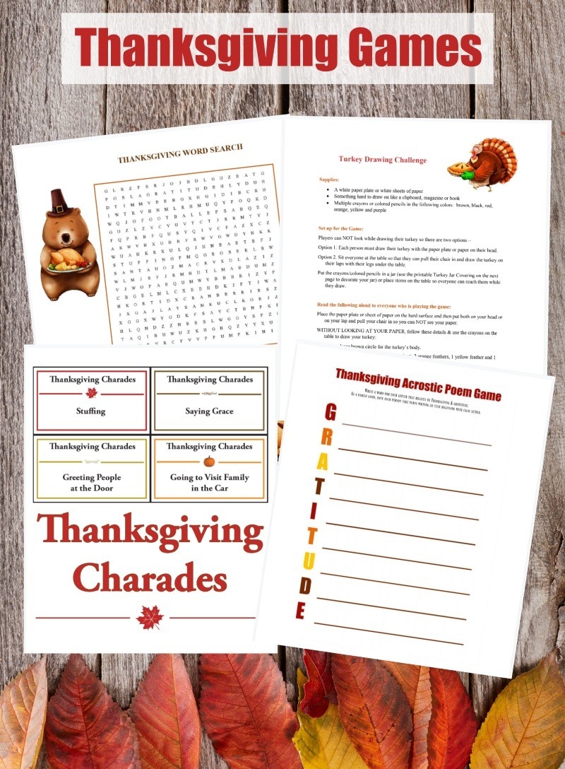 free thanksgiving printables for adults