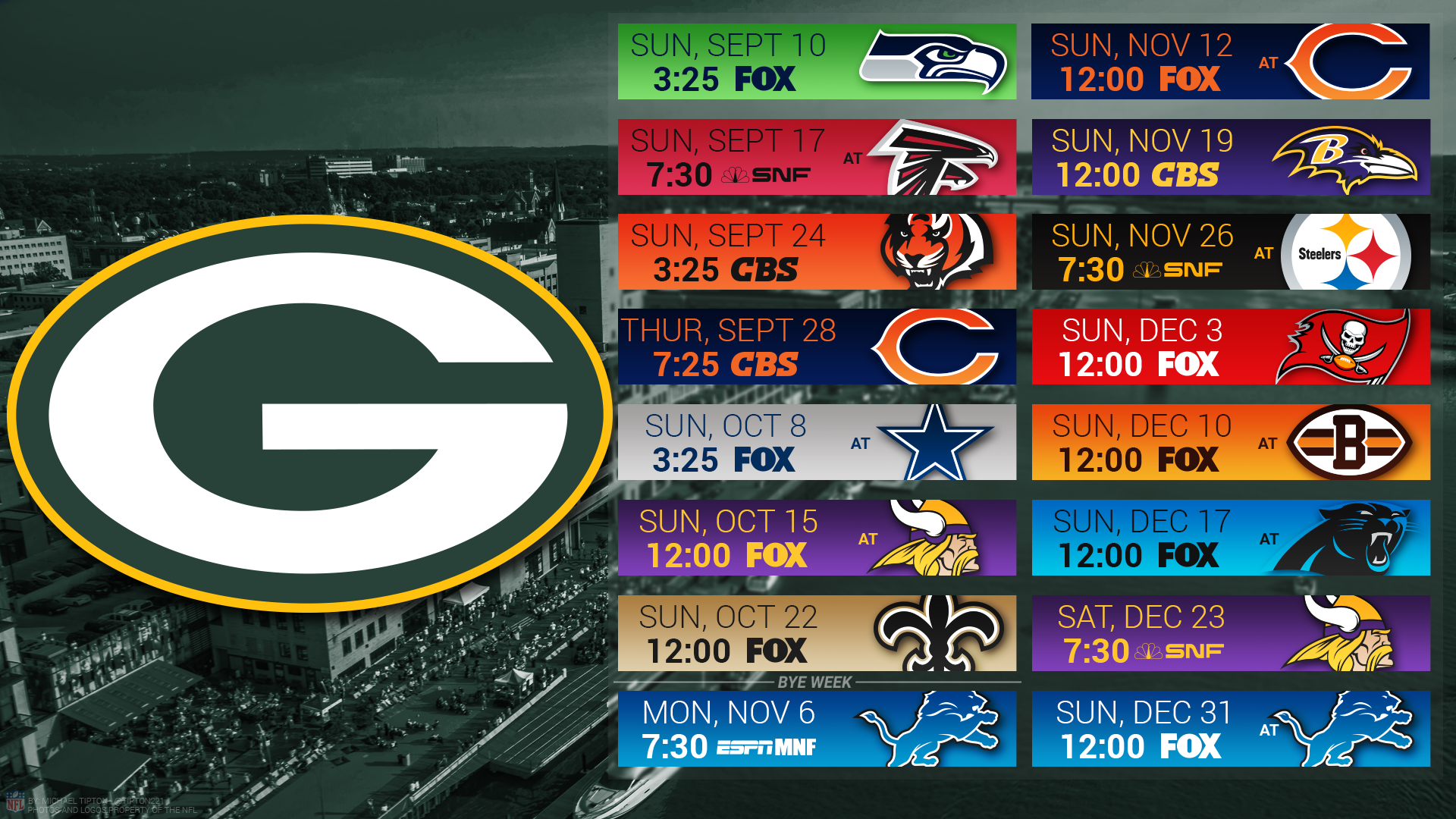 green bay packers printable schedule 2018
