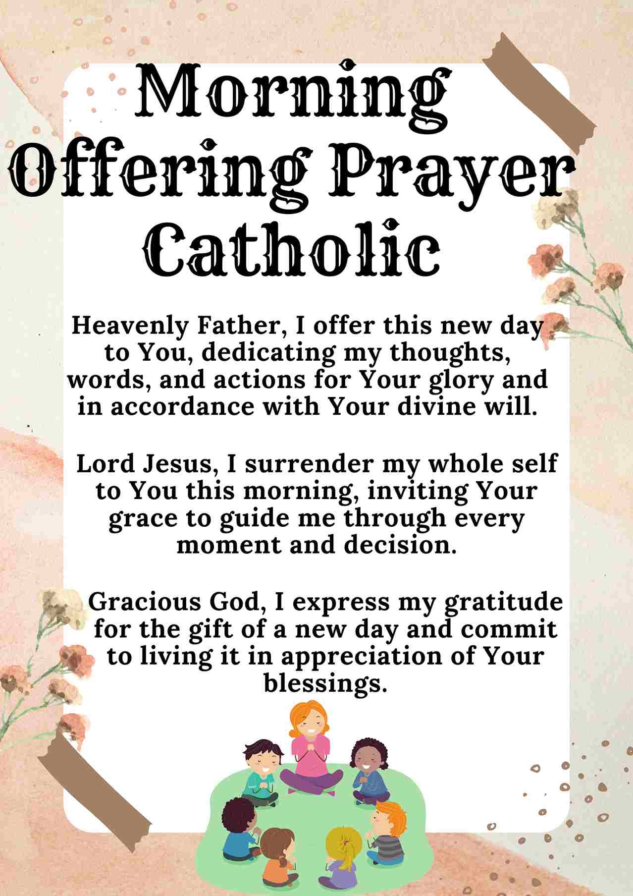 100 Morning Offering Prayer Today For Everyone Daily Blessings Prayer 