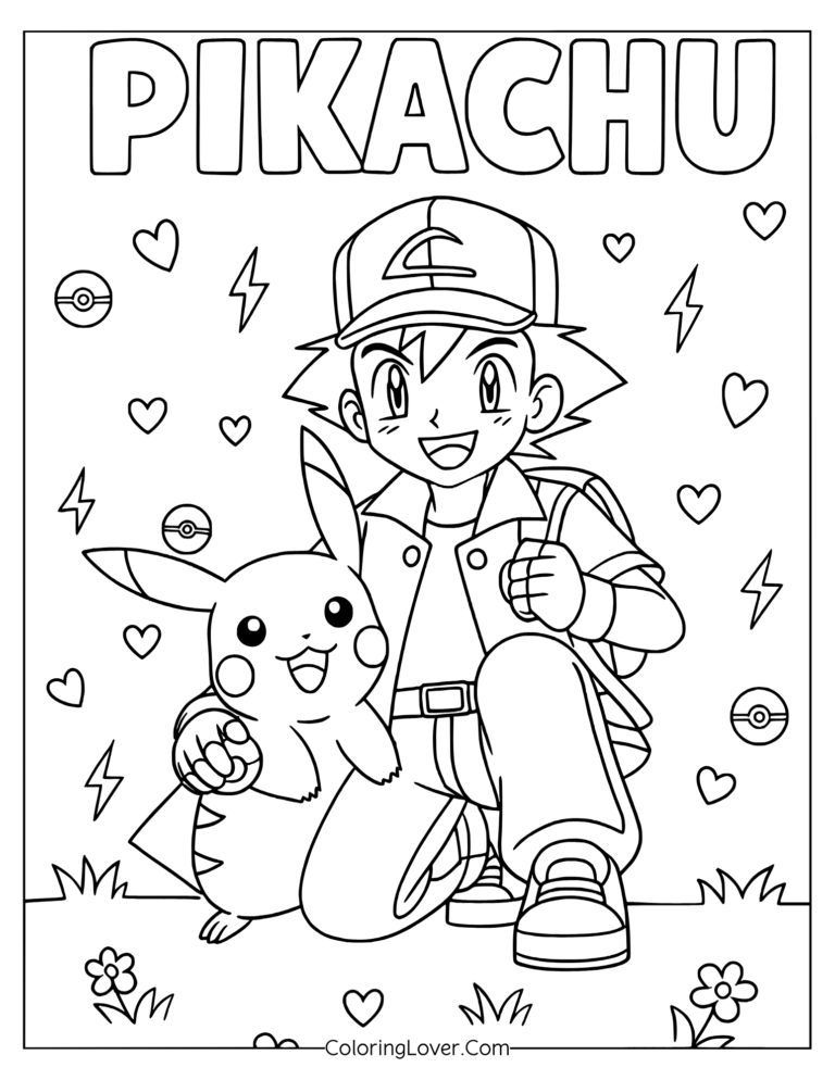 100 Pokemon Coloring Pages Free Printables For All Ages 