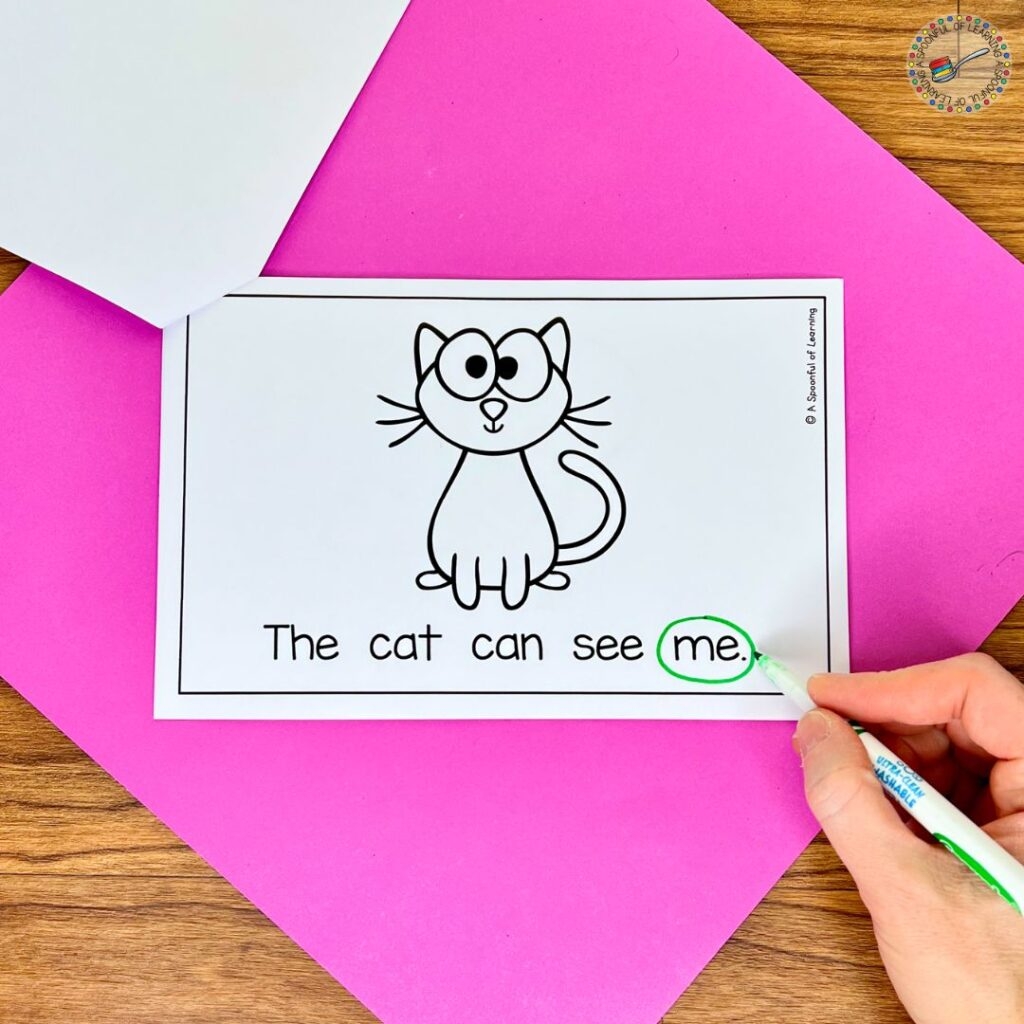 100 Printable Sight Word Readers For Kindergarten A Spoonful Of 