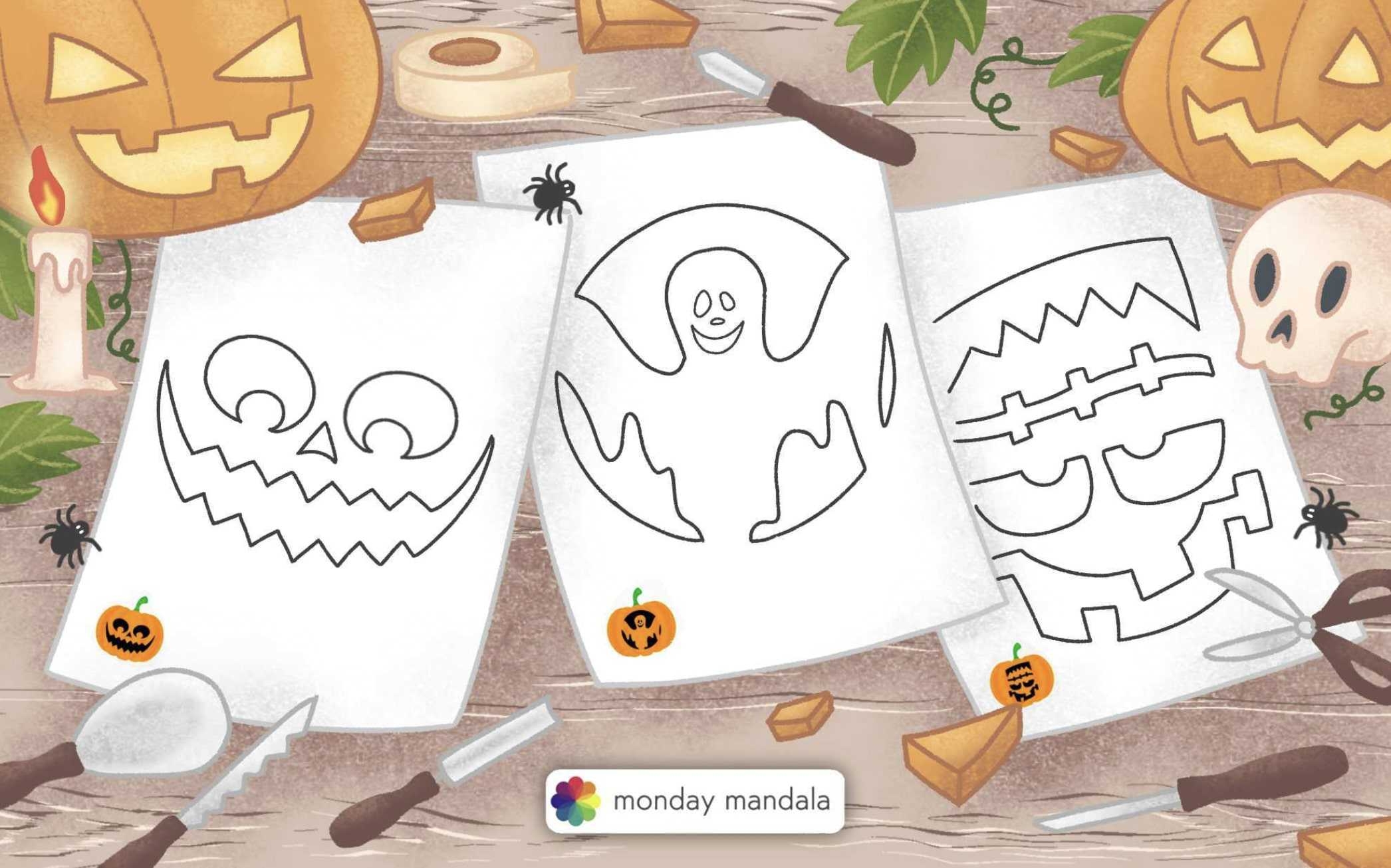 pumpkin carving designs printable