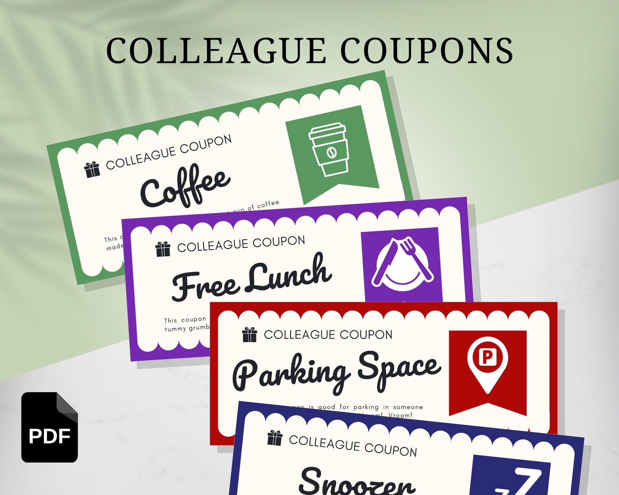 102 Funny Colleague Coupons Office Employee Gift Gift Ideas 
