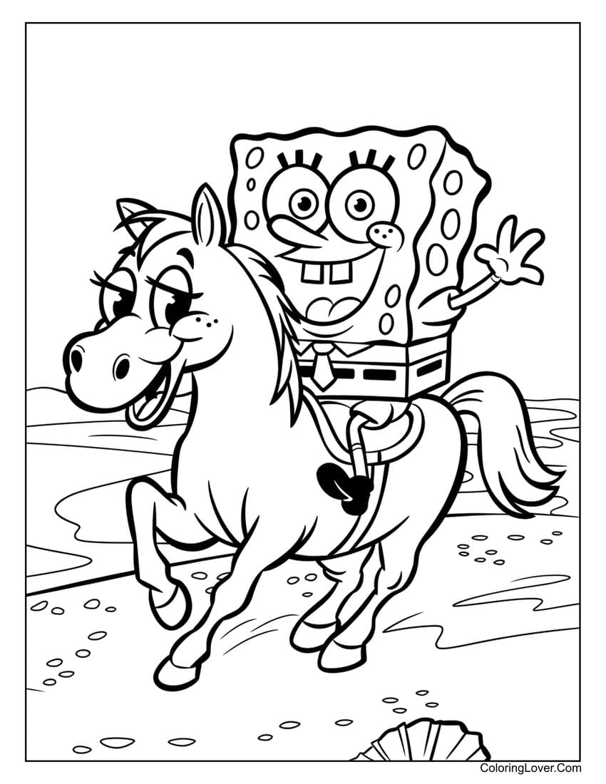 printable horse coloring pages