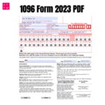 1096 IRS PDF Fillable Template 2023 2024 With Print And Clear Buttons Courier Font Digital Download Etsy