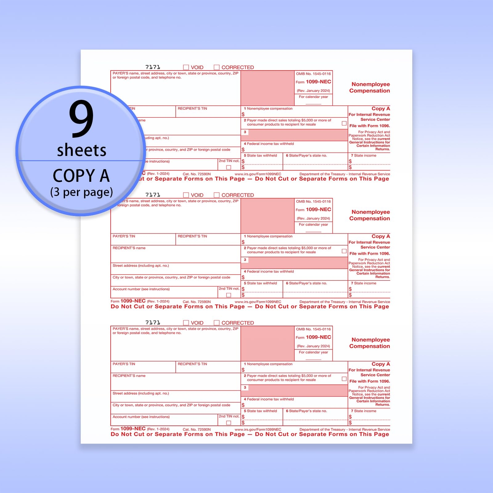 1099 Forms 2023 2024 1099 NEC Tax Forms Kit 25 Vendor Pack  1099 Forms 2023 2024 1099 NEC Tax Forms Kit 25 Vendor Pack