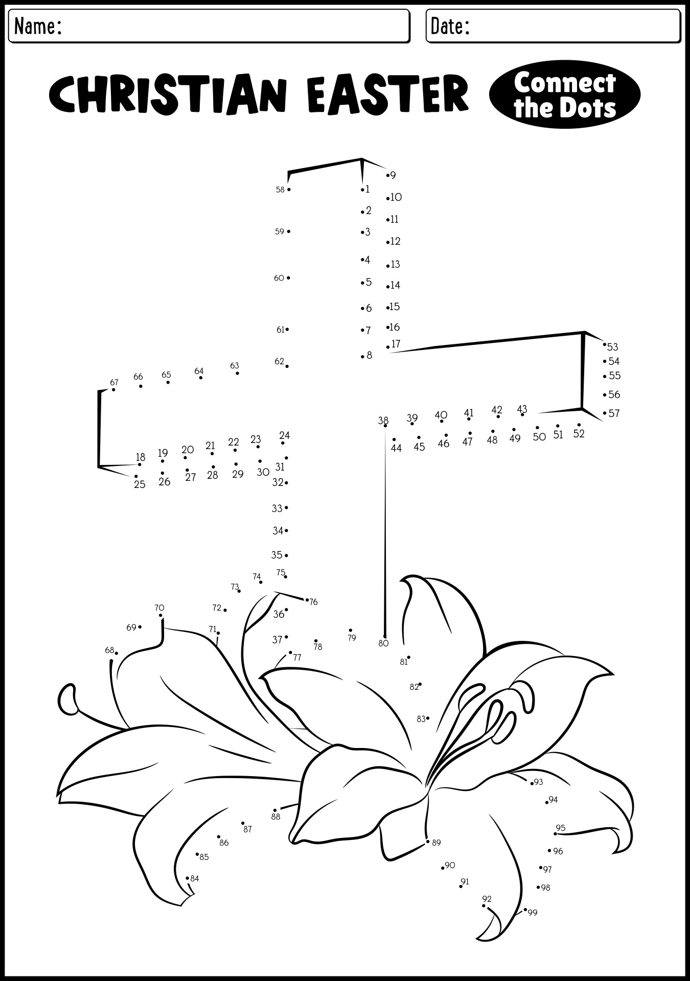 12 Christian Connect The Dots Worksheets Free PDF At Worksheeto