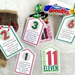 12 Days Of Christmas Gifts For Him with Printable Gift Tags 