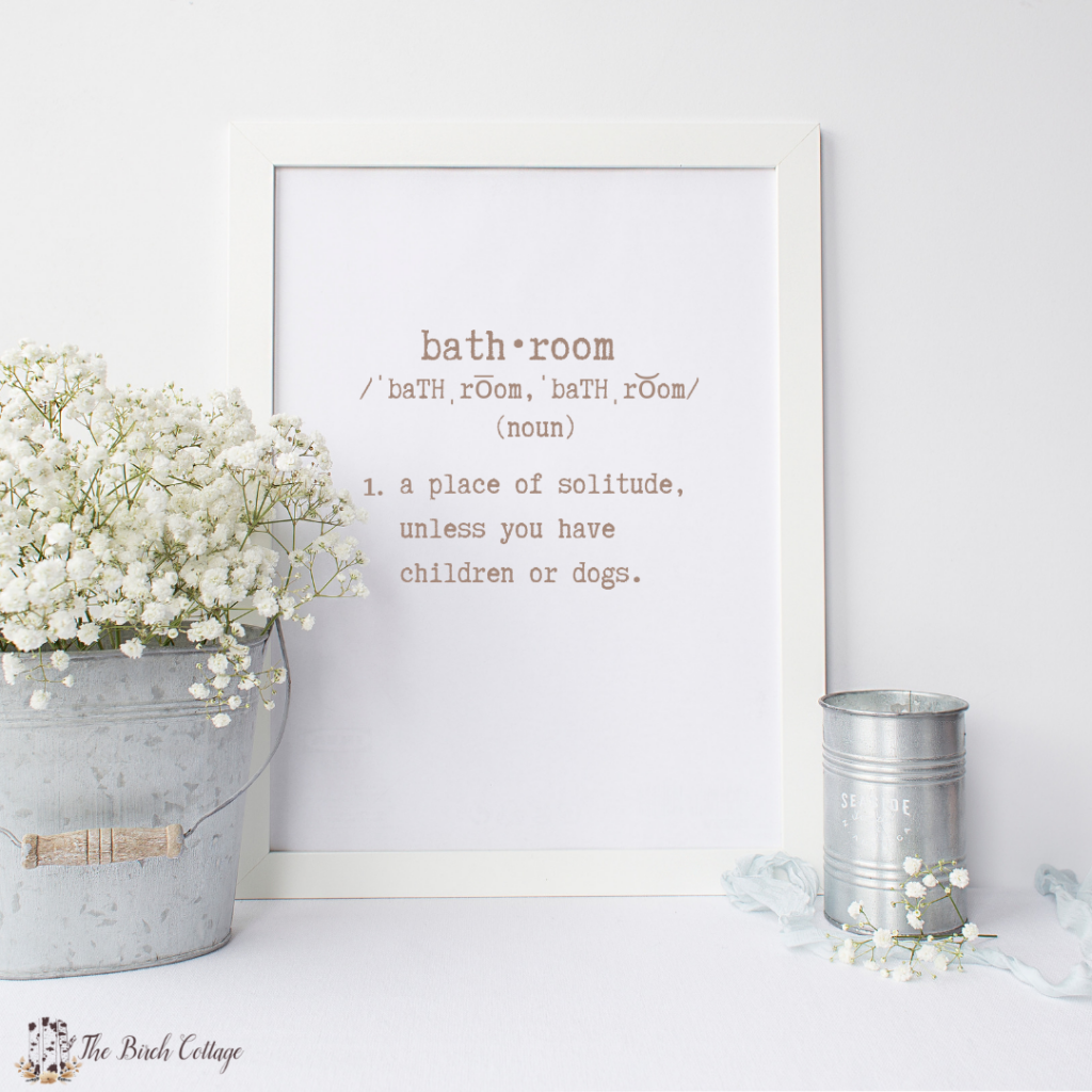 12 Free Printable Bathroom Humor Prints The Birch Cottage