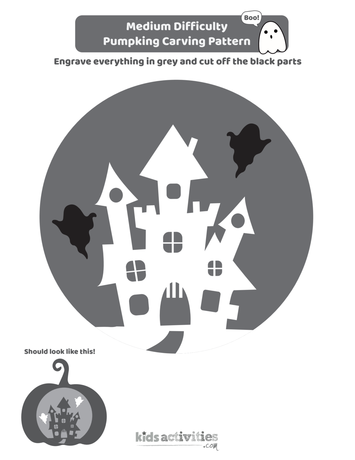 12 Free Pumpkin Stencils For Halloween Kids Activities Blog