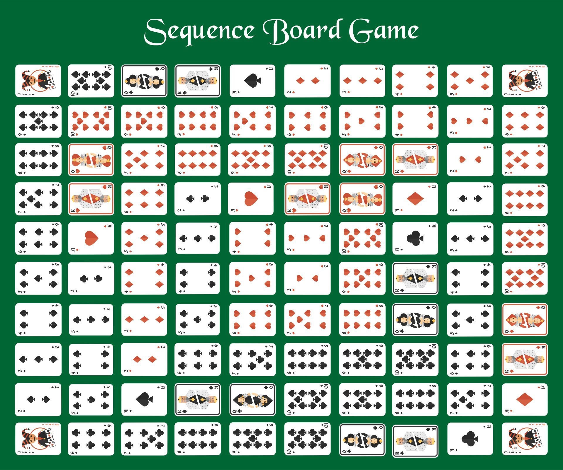 12 Green Ideas Sequence Game Board Games Printable Image