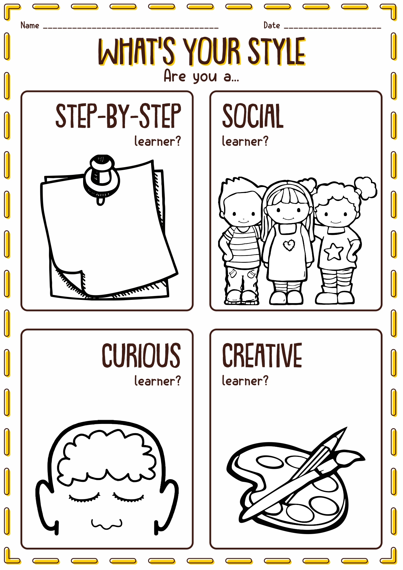 13 Learning Styles Inventory Worksheet Free PDF At Worksheeto
