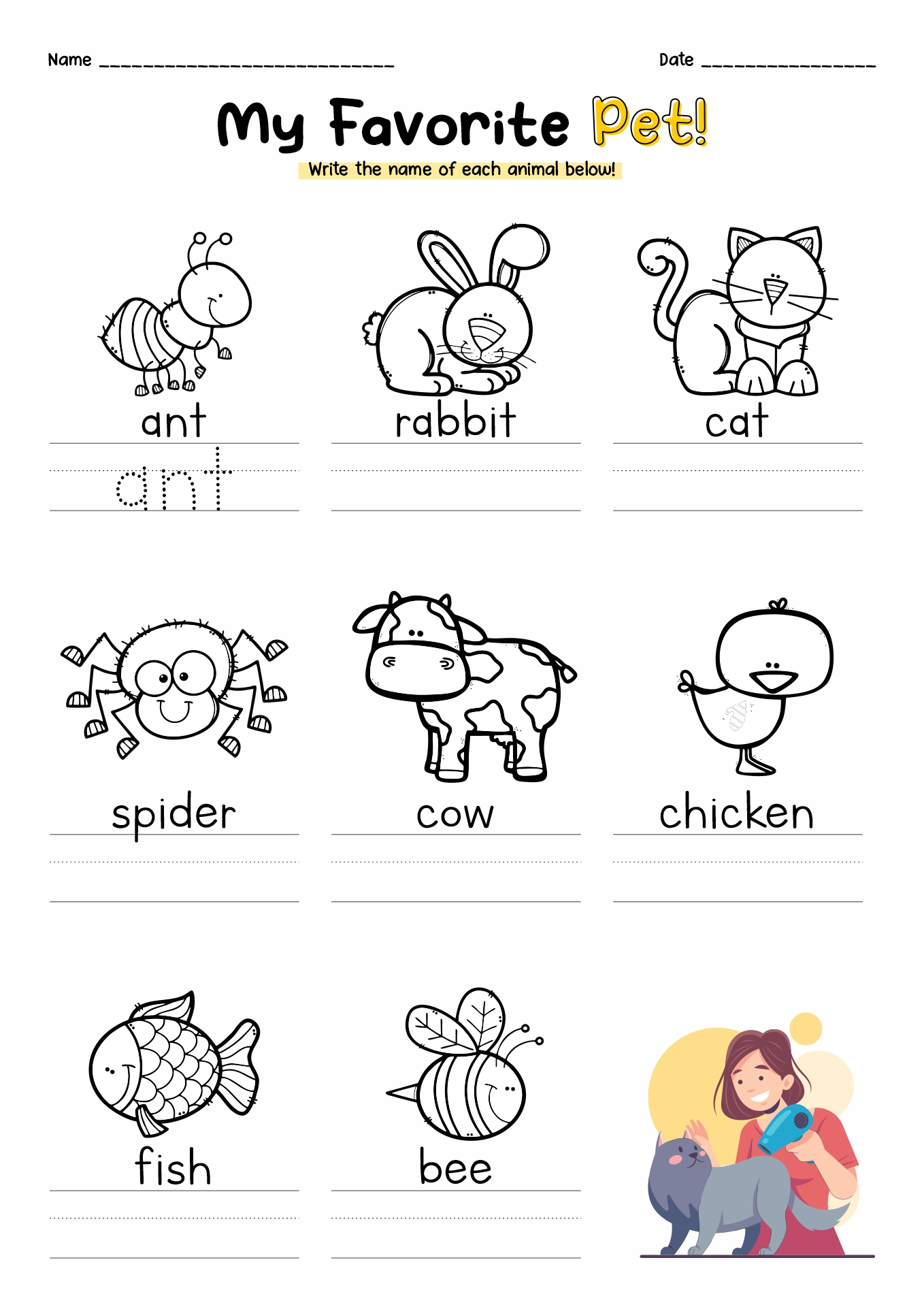 esl worksheets for beginners printable
