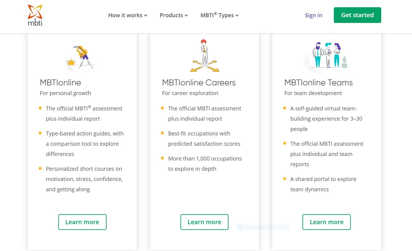 myers briggs personality test free online printable