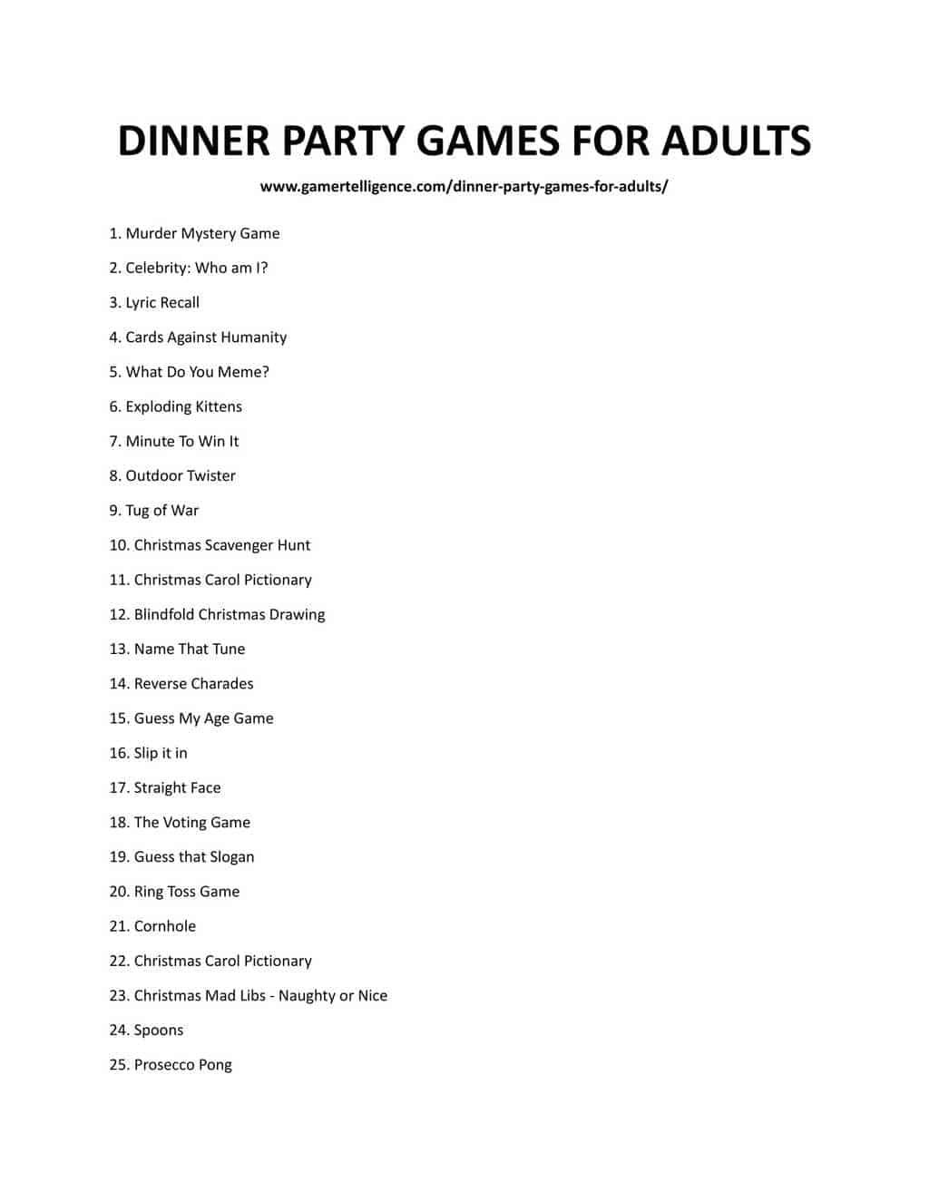 15 Fantastic Dinner Party Games For Adults Spice Up Your Dull Nights