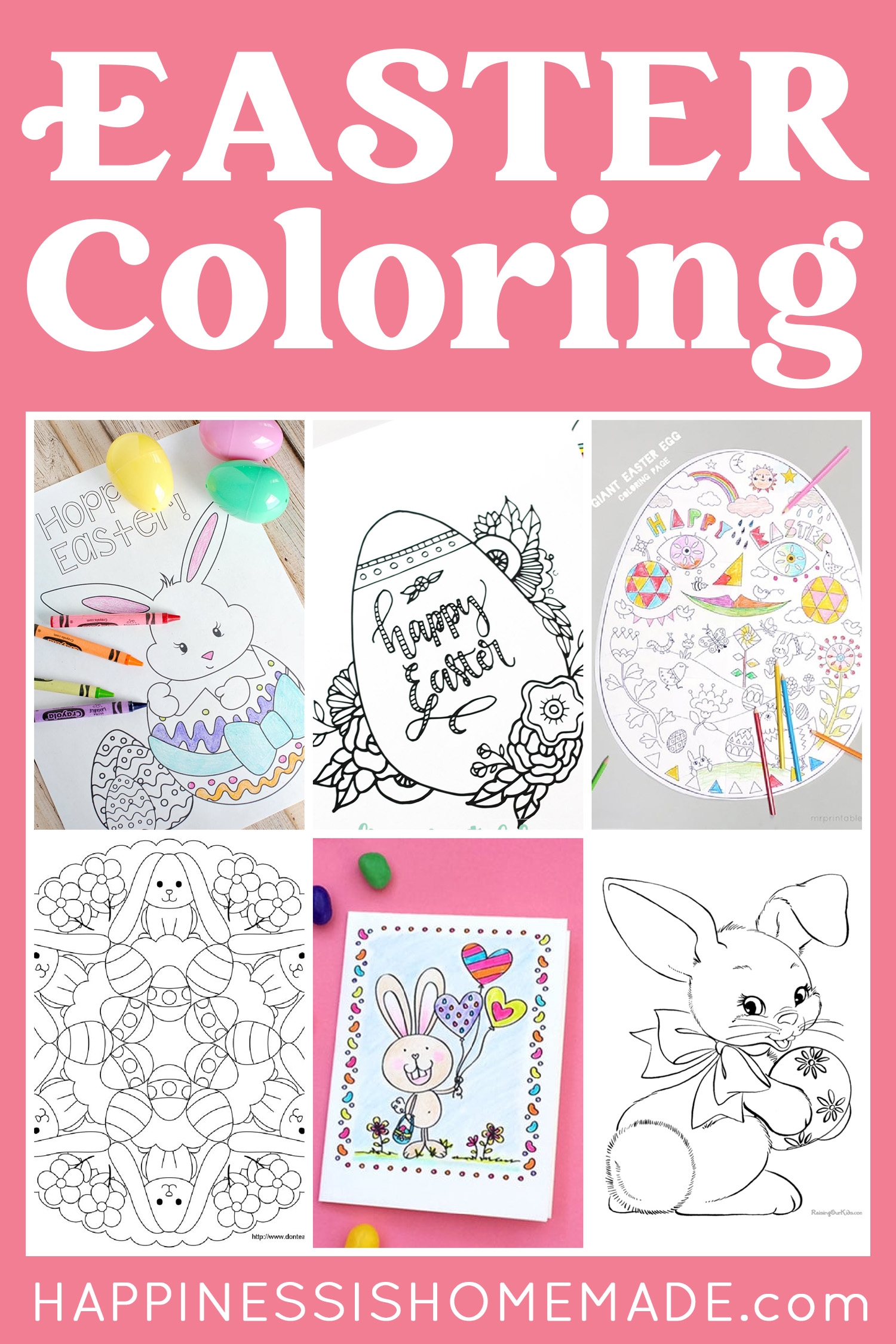 printable easter coloring sheets