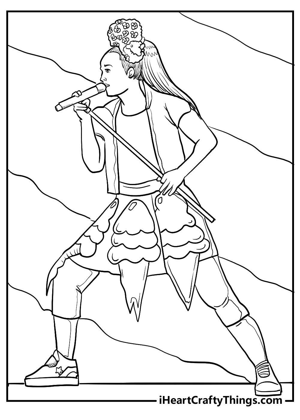 jojo siwa printable coloring pages