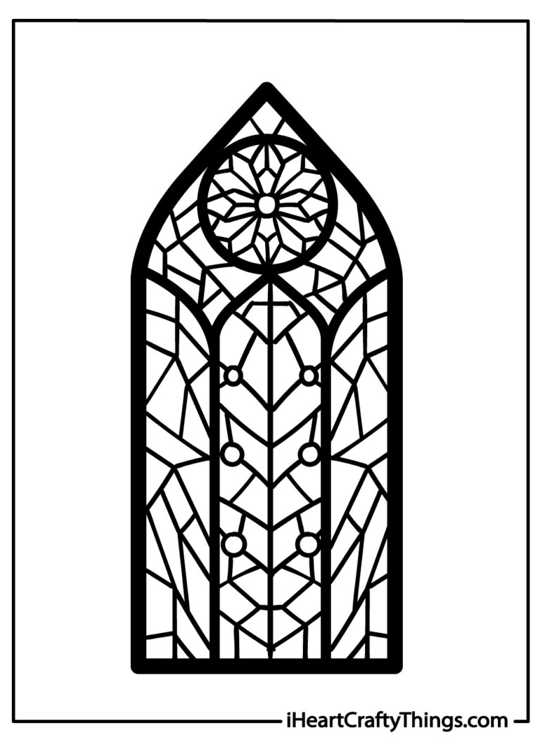 15 Stained Glass Pages 100 Free Printables 