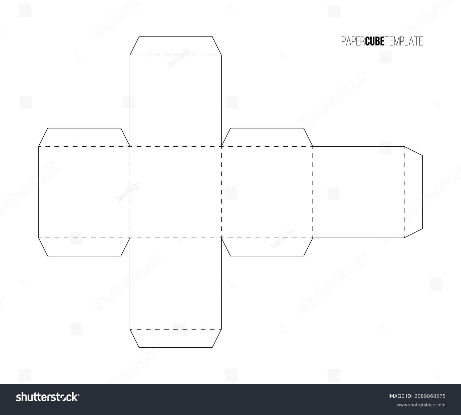 154 032 Square Box Template Stock Vectors And Vector Art Shutterstock
