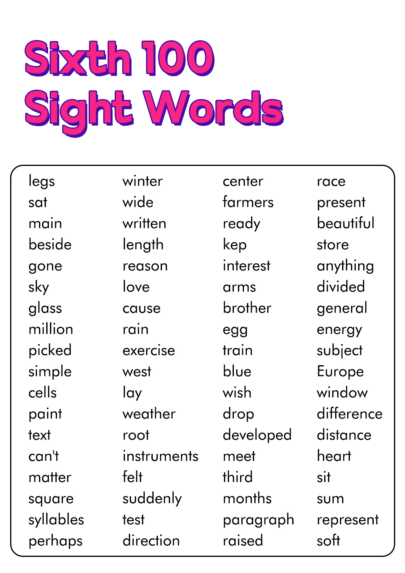 16 6th Grade Spelling Words Worksheets Free PDF At Worksheeto 16 6th Grade Spelling Words Worksheets Free PDF At Worksheeto
