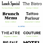 16 Free Fonts For Signage Design 