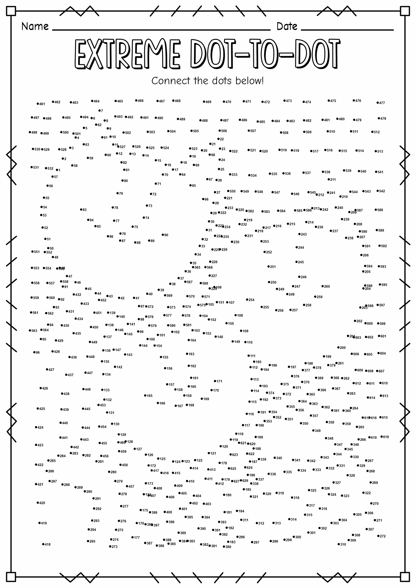 dot to dot puzzles for adults printable