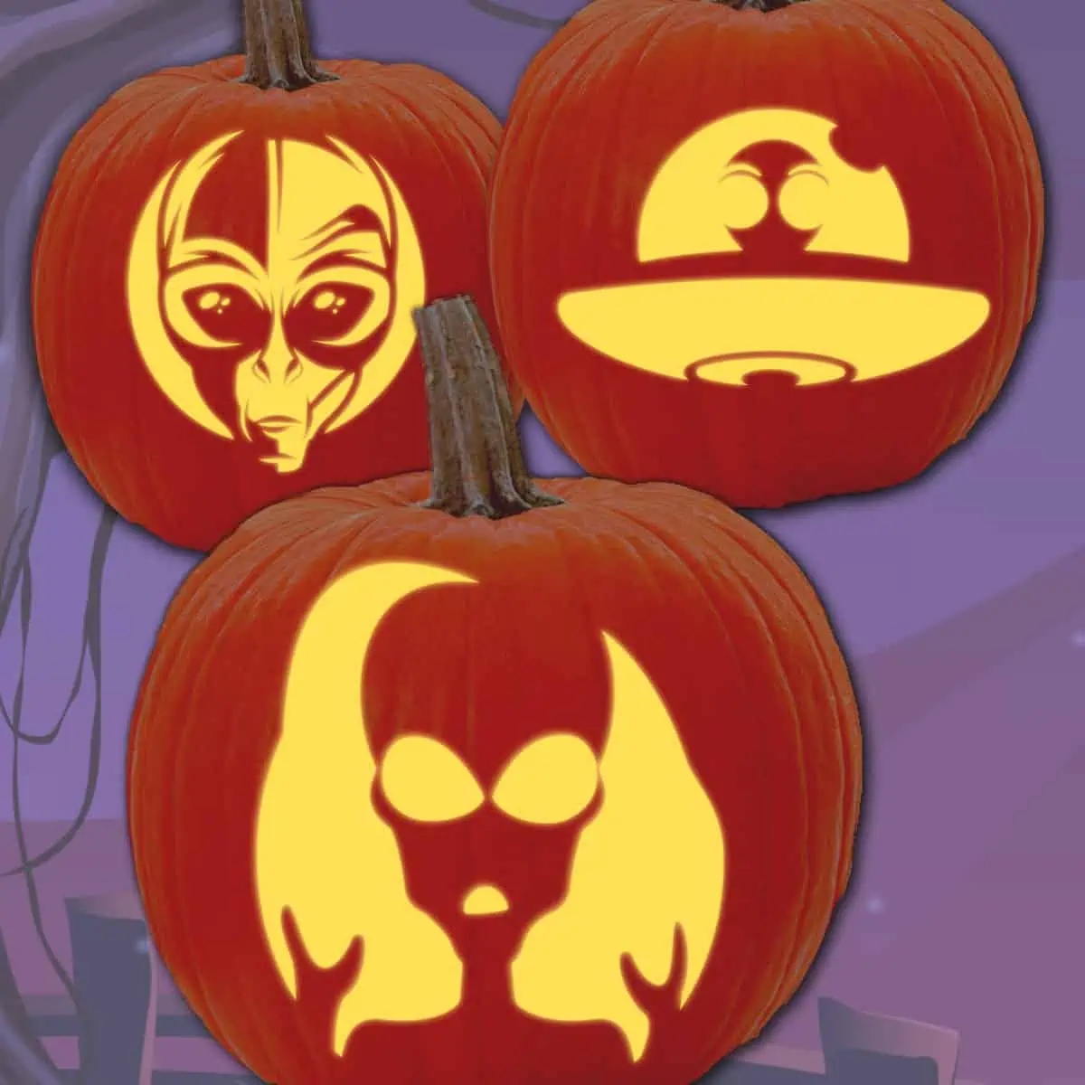 17 Free Alien Pumpkin Carving Patterns Printable Stencils 