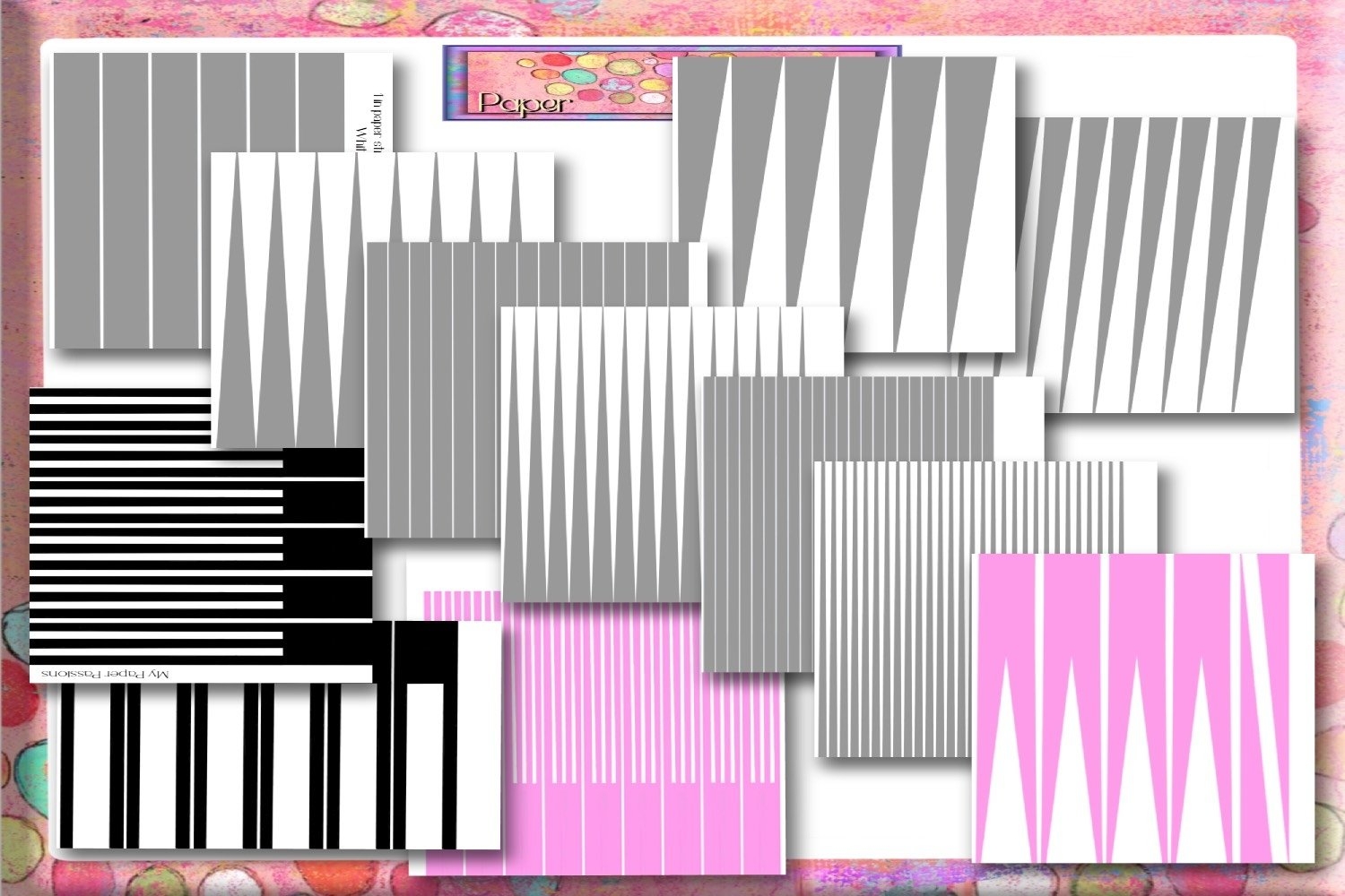 17 Paper Bead Shapes Templates PNG SVG JPG