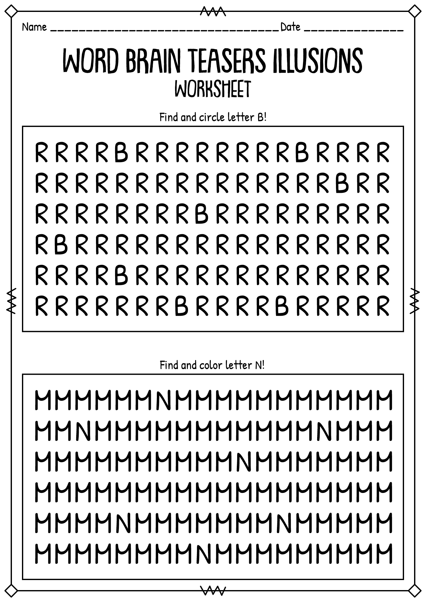 printable brain teasers for kids