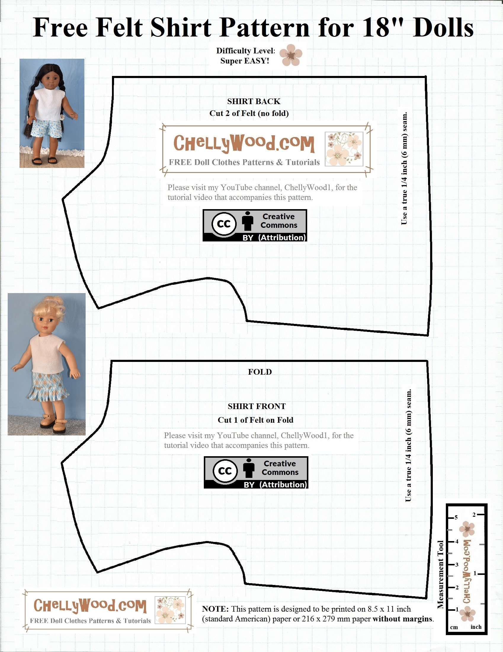 18 Inch Doll Pattern Shop