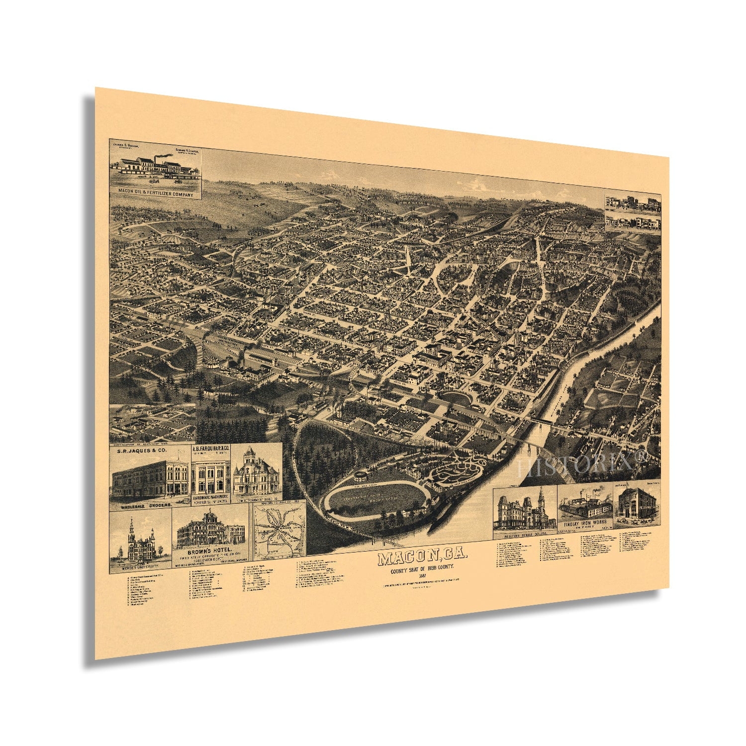 printable map of macon ga