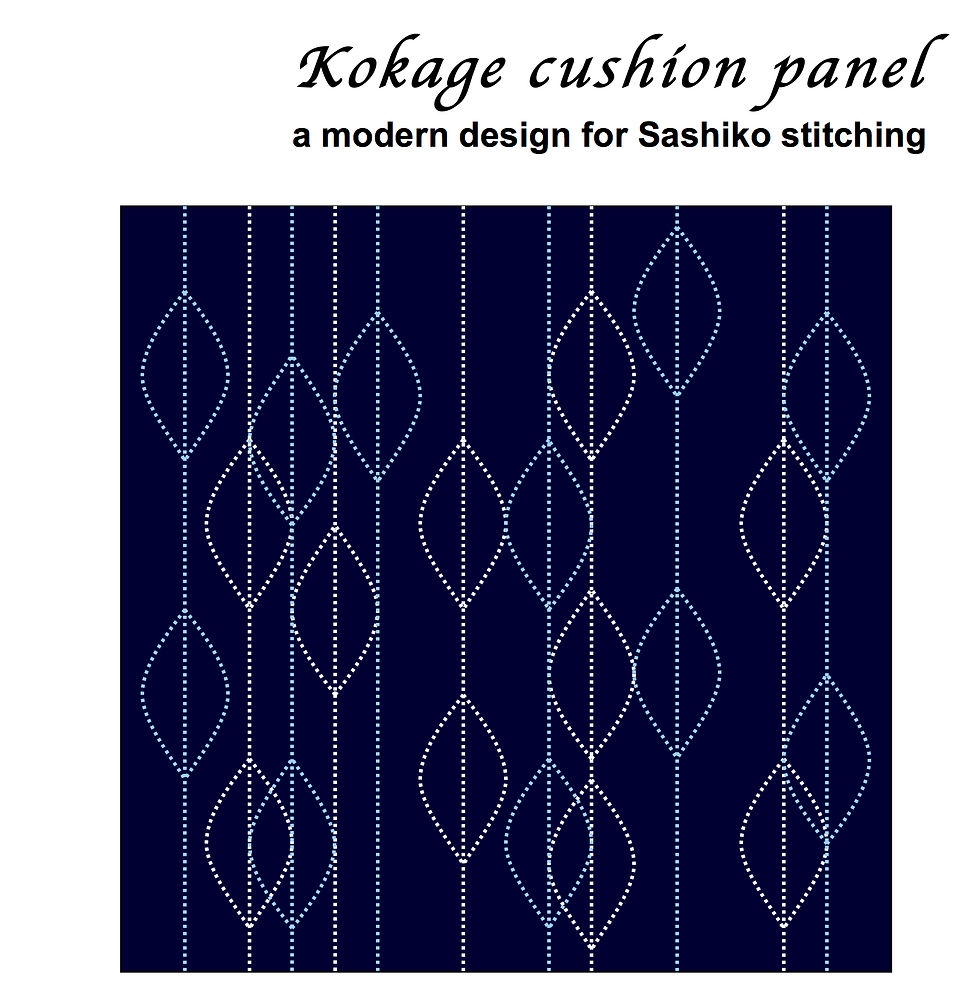 1p PDF Kokage Sashiko Cushion Pattern Download Susanbriscoe