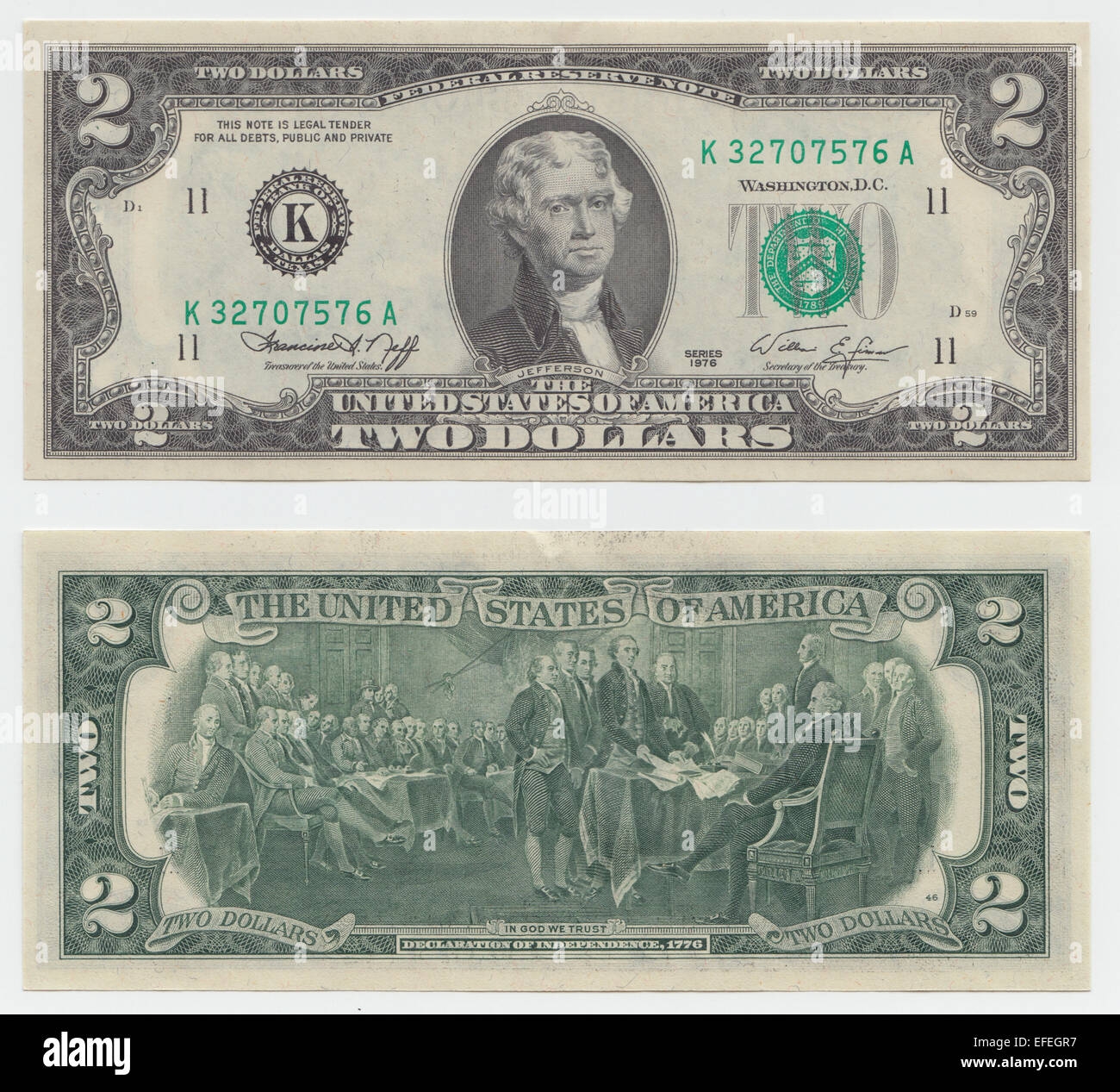 2 Dollar Bill Hi res Stock Photography And Images Alamy