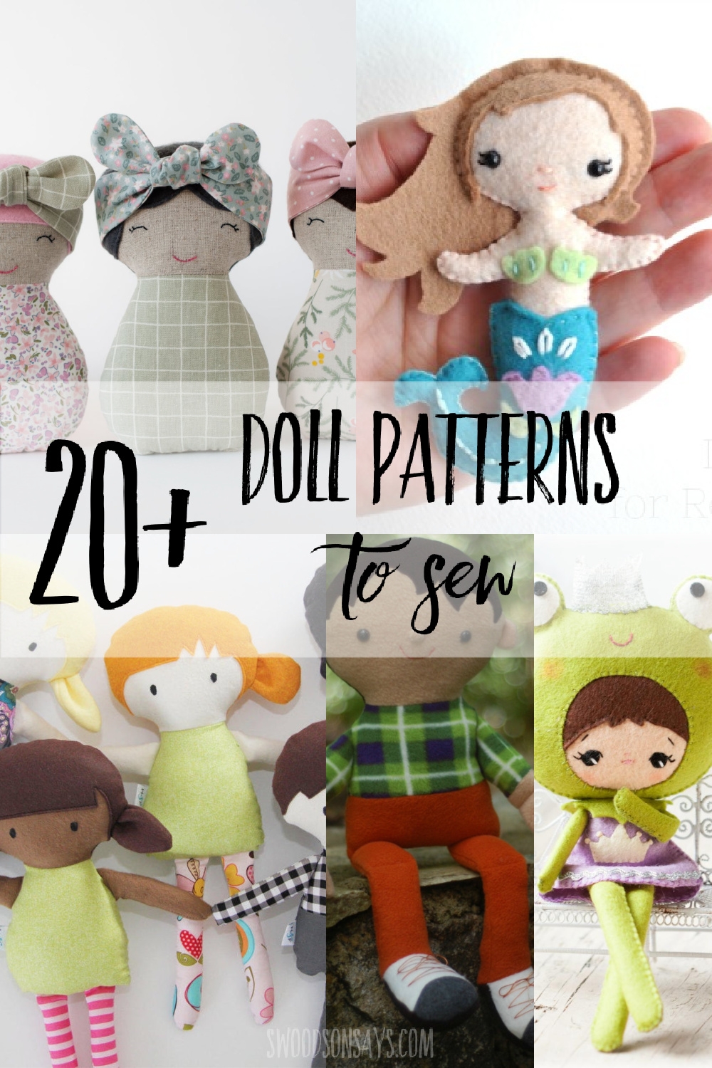 free printable felt doll patterns