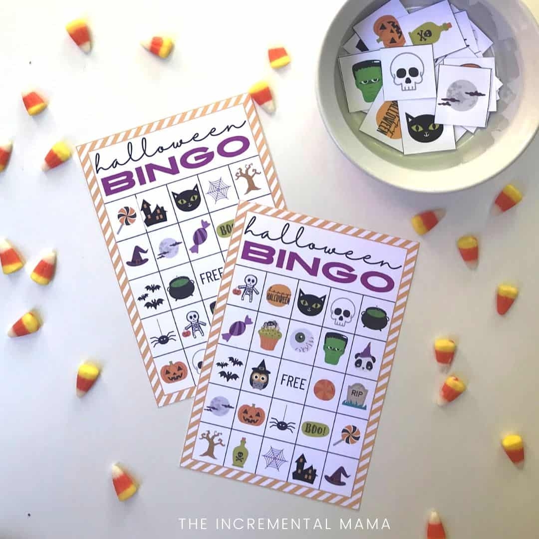 free printable halloween bingo
