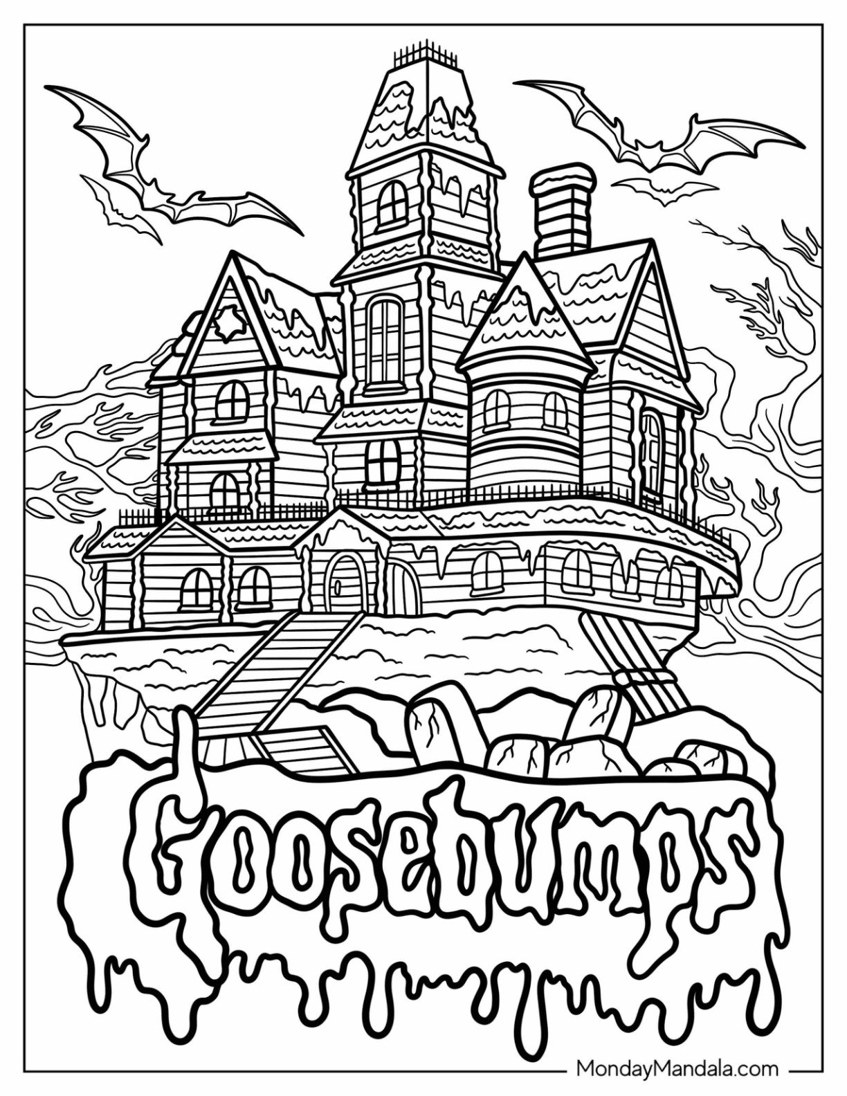 20 Goosebumps Coloring Pages Free PDF Printables 