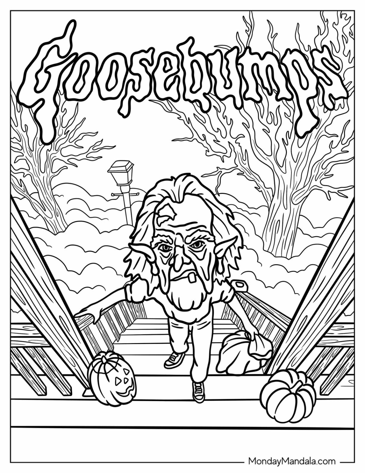 20 Goosebumps Coloring Pages Free PDF Printables 