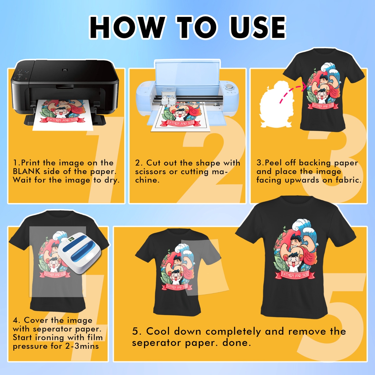 printable heat transfer vinyl for inkjet