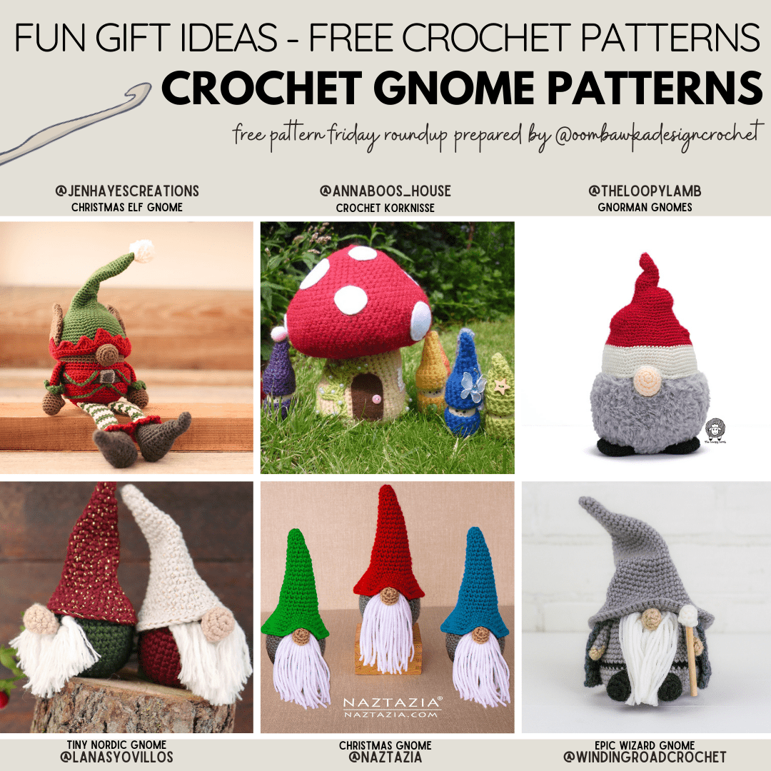 20 Whimsical Crochet Gnome Free Patterns 20 Whimsical Crochet Gnome Free Patterns