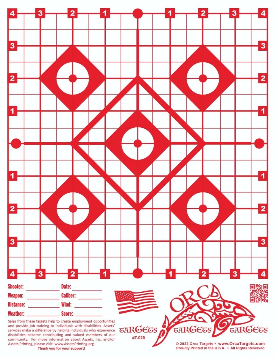 free printable rifle targets 8 5x 11