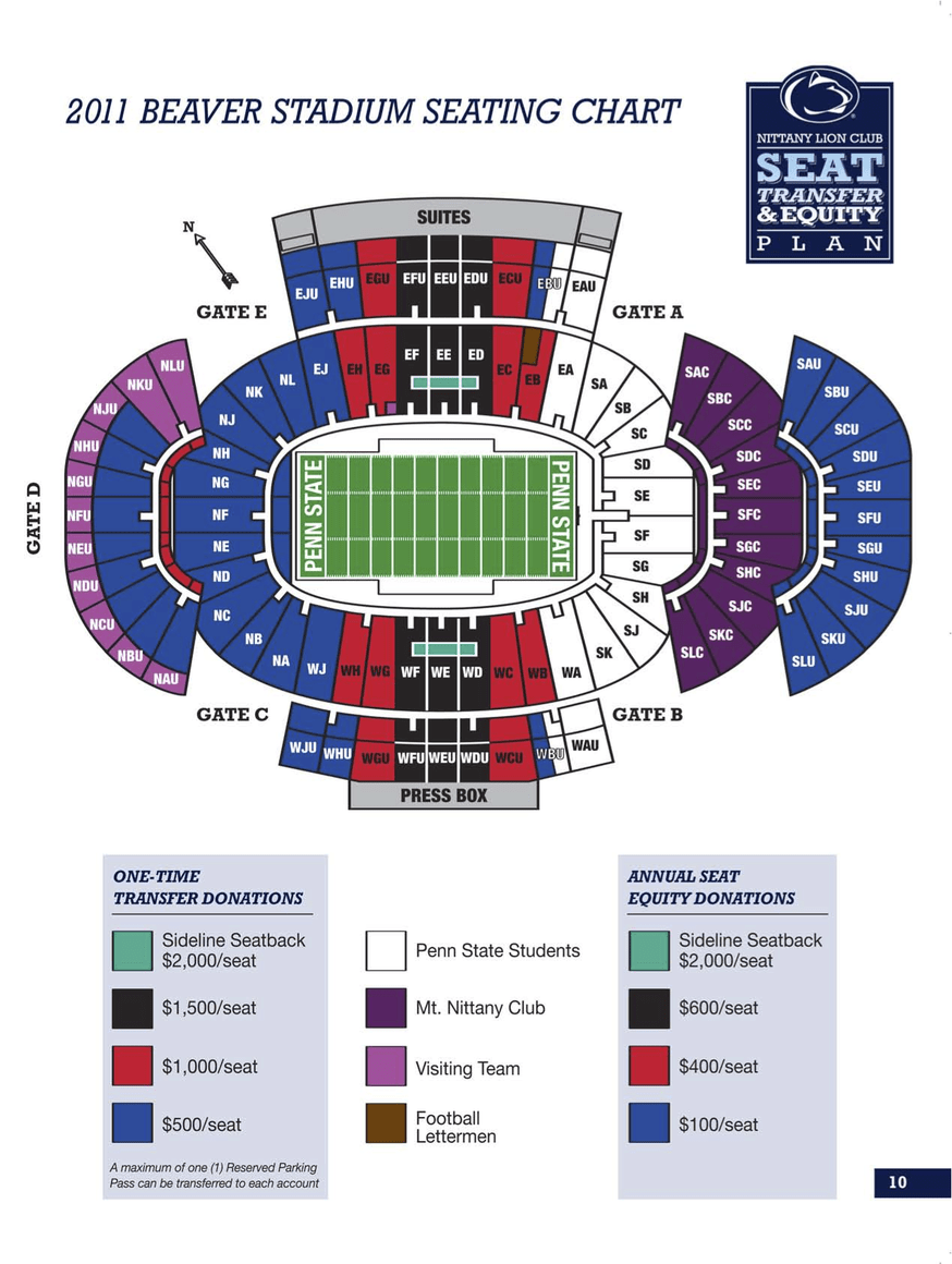 2011 Beaver Stadium Seating Plan Revealed Onward State