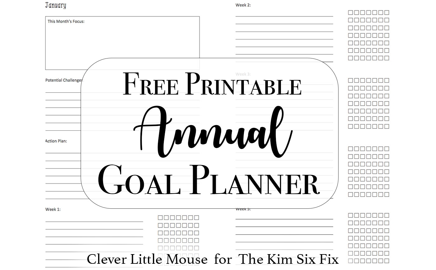 free planner printables 2017