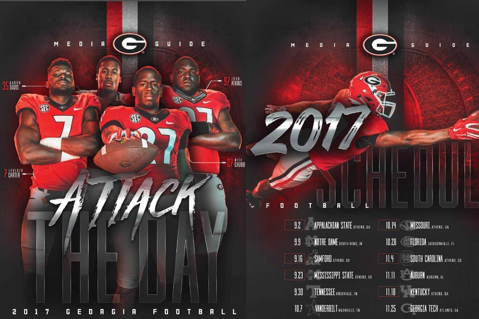2017 UGA Football Media Guide Available To View Online