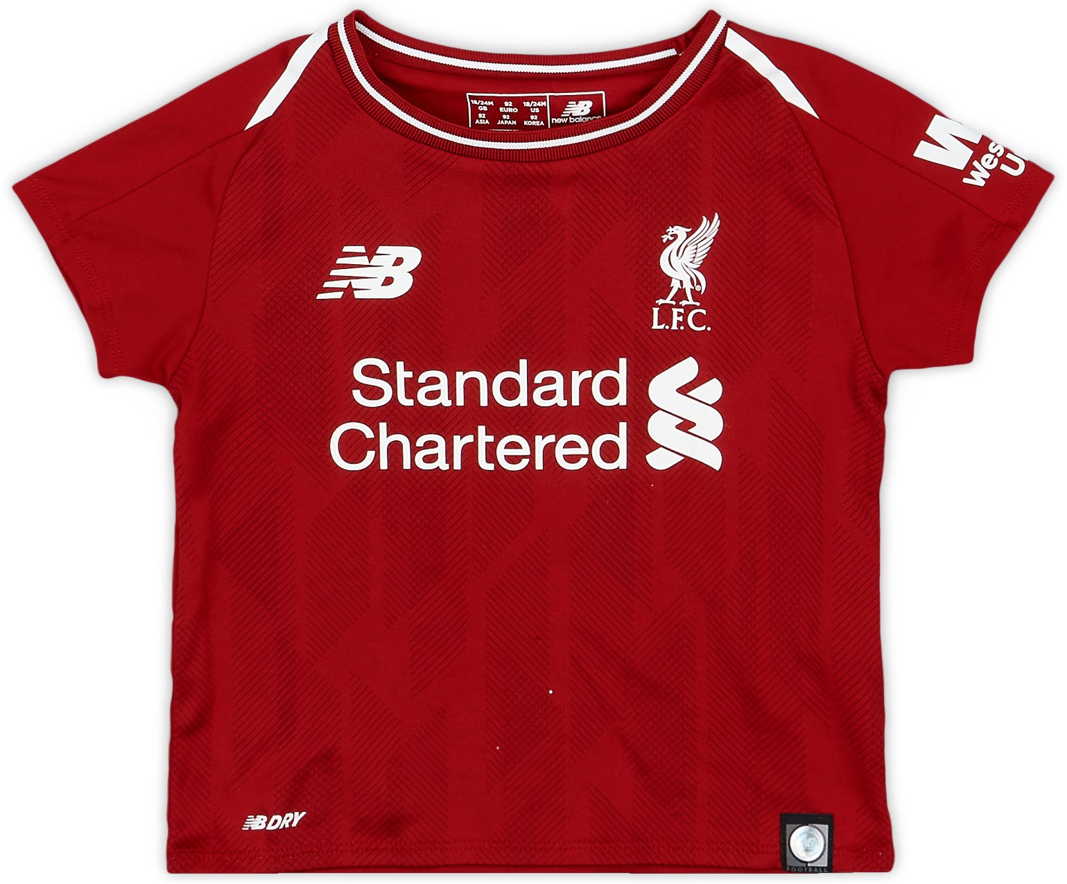2018 19 Liverpool Home Shirt 9 10 18 24 Months 