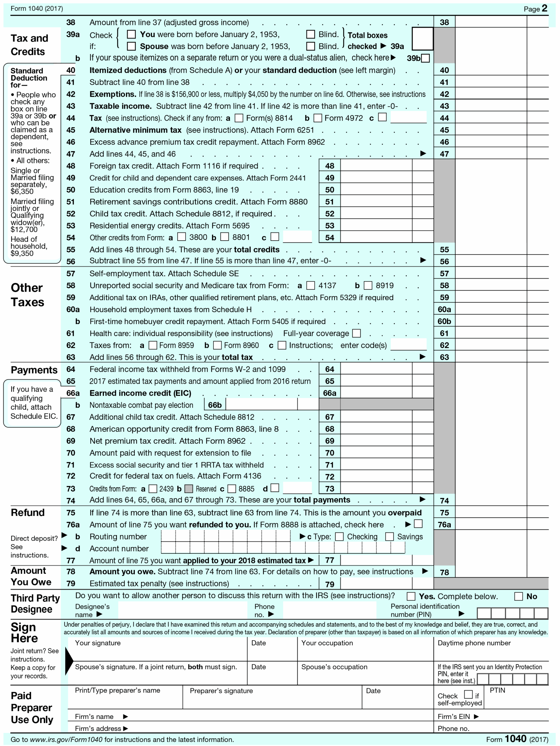 2018 Tax Changes By Form TaxChanges us 2018 Tax Changes By Form TaxChanges us
